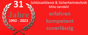 29 jahre Isendahl Schluesseldienst und sicherheitstechnik
