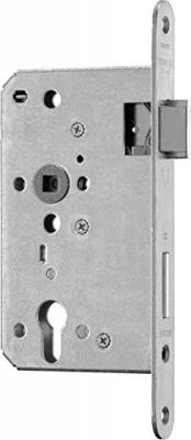 Fluchttürschloss Umschaltfunktion B  1028, 1-flg. /EN 179, DM 65/20 rechts, Edelstahl